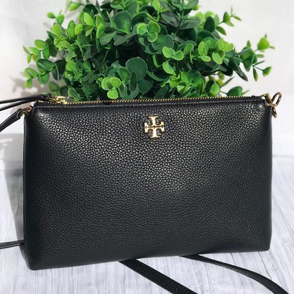 Tory Burch Handbags - Tory Burch Black Leather Crossbody Bag